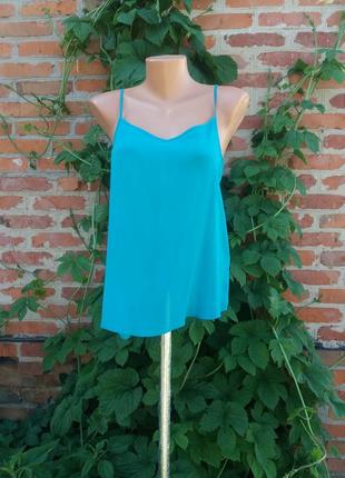 Шифонова бірюзова майка