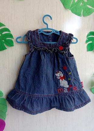 Джинсове плаття для дівчинки 3-6 міс disney