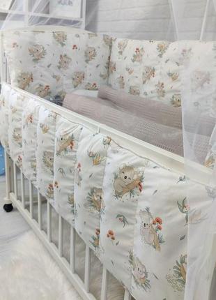 Постель с оригинальным рисунком-плетением шахматы