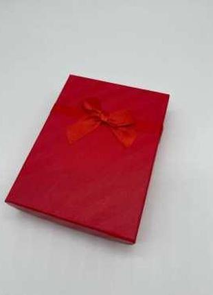 Коробки подарочные с бантиком. цвет красний. 12х16х3см / коробки подарочные с бантиком. цвет красний.1 фото