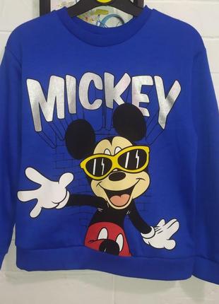 Світшот міккі маус дісней mickey mouse на 6-7 років