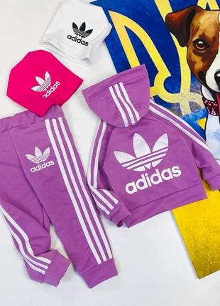 Стильний костюмчик для дівчаток 💜74-128 🔥