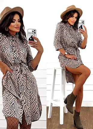 Платье-рубашка еврософт