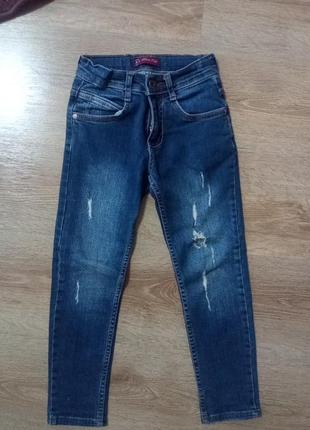 Джинсы для мальчика 6-7 лет