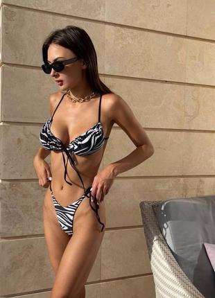 Купальник зебра