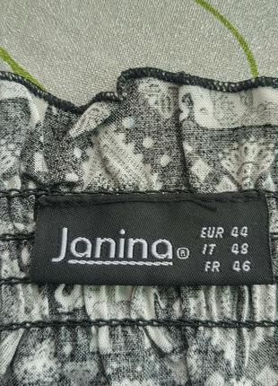 Блуза на плечи ,рукав 3/4 , в слоники, 100% вискоза , р. xxl - xxxl , от  janina германия5 фото