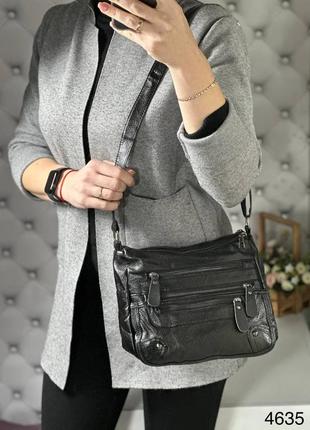 Чорна сумочка жіноча сумка