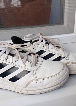 Кроссовки adidas адидас унисекс кожаные белые