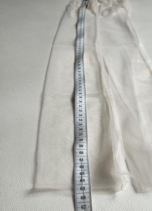 Высокие длинные тюлевые кружевные перчатки шампань без бежевые