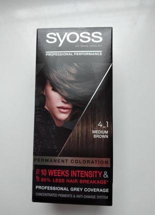 Крем-краска syoss   закрашивает седину