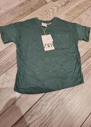 Футболка zara, 2-3р, коттон