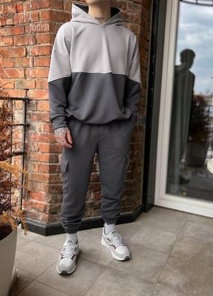 Спортивний костюм чоловічий оверсайз