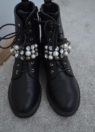 Ботинки на флисе женские