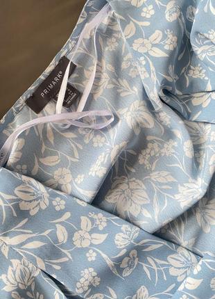 Актуальная блуза на запах рюши цветочный принт пуговицы от primark,hm,zara,mango6 фото
