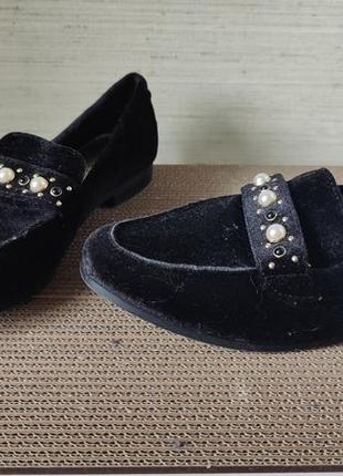 Туфлі велюрові next