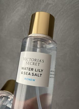 Мист спрей victoria’s secret water lily & sea salt водяная лилия, морская соль2 фото