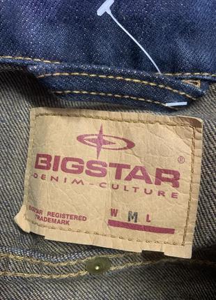 Джинсовая куртка bigstar с заклёпками, р.m8 фото