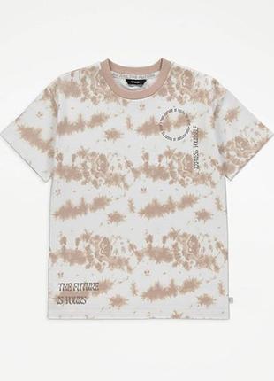 Футболка унісекс з принтом «tie dye express yourself» george