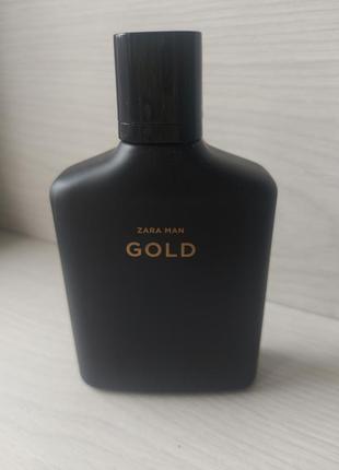 Чоловічі парфуми zara man gold 100 ml, оригінал запалення