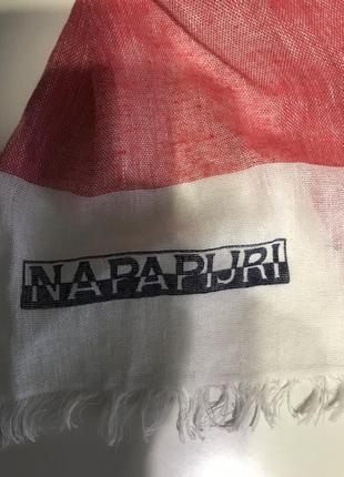 Napapijri шикарный шарф палантин (оригинал)3 фото