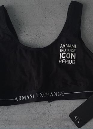 Топ armani exchange чорний s