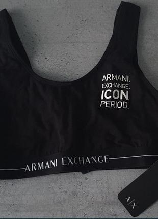 Топ armani exchange черный s1 фото