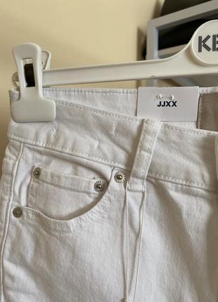 Джинсы джинсы скинни в утяжелие белые jjx скинни4 фото