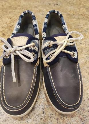 Топсайдери sperry р-р 36,5 за устілкою 22,5 см2 фото