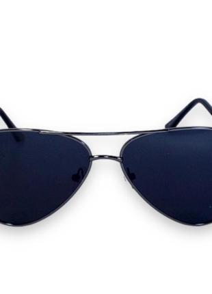 Детские очки polarized 0495-6 черные в серебреной оправе2 фото