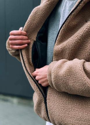 Жакет the north face teddy biege кофта tnf бежевая плюшевая мужской / женский