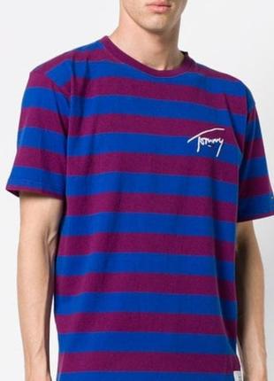 Футболка свіжих колекцій tommy hilfiger ® signature striped tshirt