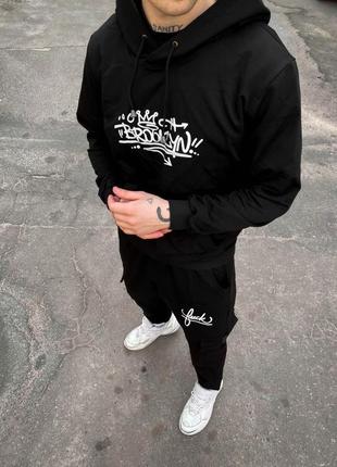 Спортивний костюм черный