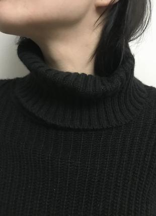 Чёрный свитер-платье2 фото
