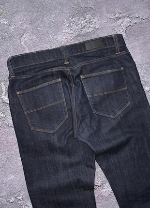 Темно синие джинсы деним денім джинса чиносы штаны брюки5 фото