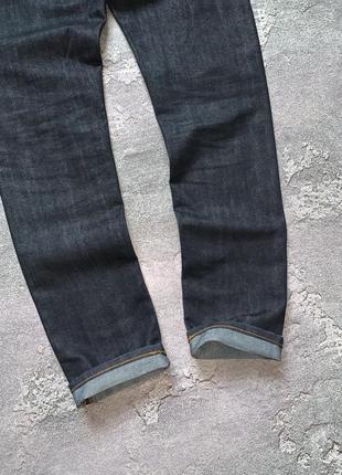 Темно синие джинсы деним денім джинса чиносы штаны брюки4 фото