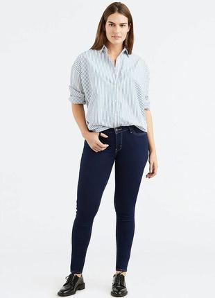 Женские супероблегающие джинсы levi's4 фото