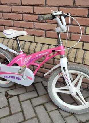 Велосипед ardis falcon 18" розово-белый.