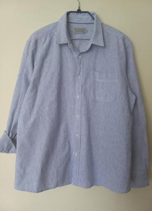 Лляна рубашка вільного крою