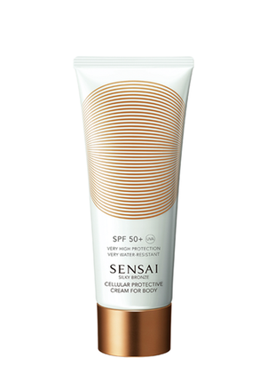 Sensai cellular protective cream for body spf 50+ сонцезахисний крем для тіла spf50 150 мл