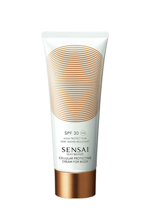 Sensai cellular protective cream for body spf 30 сонцезахисний крем для тіла spf30 150 мл