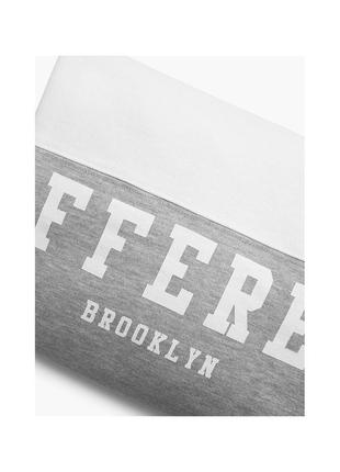 Стильный свитшот с надписью differet brooklyn,толстовка на флисе,свитшот колор блок5 фото