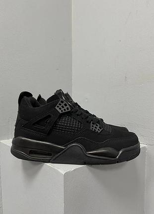 Кросівки nike air jordan 4 retro ‘black cat’ кроссовки