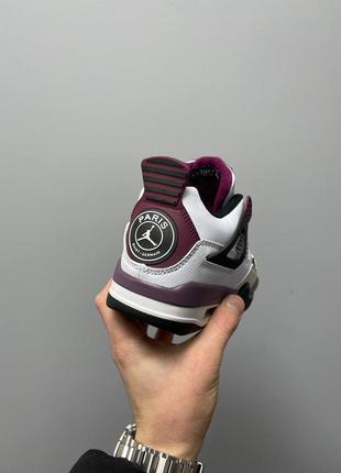 Кросівки nike air jordan 4 retro psg paris saint-germain кроссовки6 фото