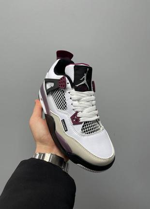 Кросівки nike air jordan 4 retro psg paris saint-germain кроссовки10 фото