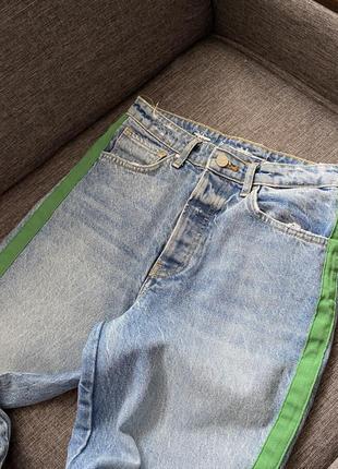 Бомбезні джинси з лампасами 🪷2 фото