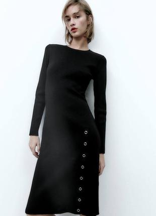 Платья в рубчик zara 8