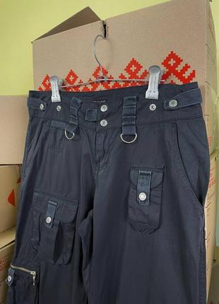 Женские винтажные широкие карго брюки, мультипокет trailer trend2 фото