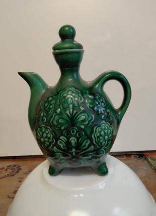 Куманец чайник майорика, керамика личная коллекция