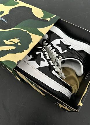 A bathing ape 🦍 bape sta patent black