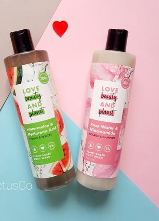 Бессульфатный гель для душа love beauty and planet ❤